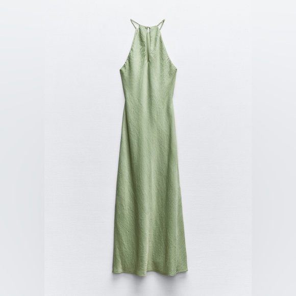 ZARA Satin Dress - Picture 6 of 11